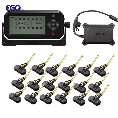 RS232-Ausgang Anhänger-TPMS-System mit 18-Rad-Ventilschaftsensor