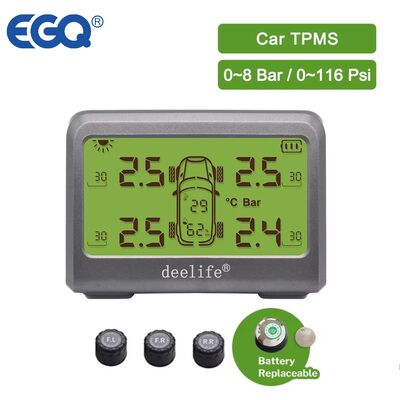 MY66T Car TPMS Humidity Monitoring Tire Pressure 433MHz External Sensor