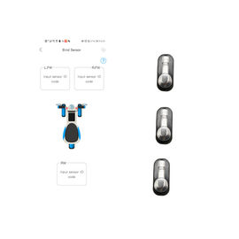 Fahrrad TPMS Wheeler Tire Pressure Sensors 120 P/in BLE der Front-3 für Fahrräder