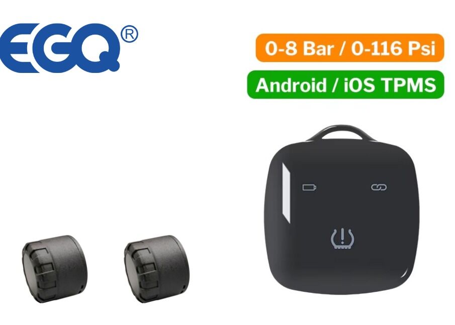 Motorrad-Externer Sensor mit IP67-Wasserdichtheit und 433 MHz-Frequenz für Fahrzeugreifendaten