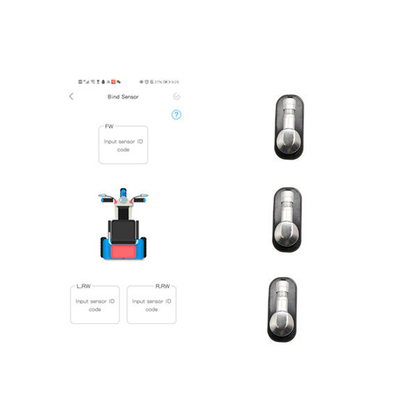 Geschäftemacher TPMS der Front-3 für Fahrrad-Fahrrad-Reifen-Druck-Sensor BLE 2.4Ghz