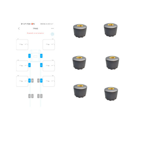 Drucküberwachungssystem-Bluetooth-Auto TPMS EGQ BLE 4,0 Reifen-2.4Ghz