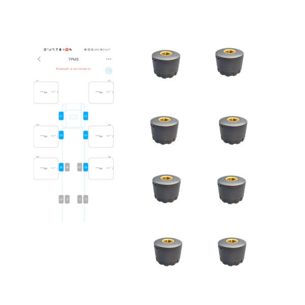 Drucküberwachungssystem-Bluetooth-Auto TPMS EGQ BLE 4,0 Reifen-2.4Ghz